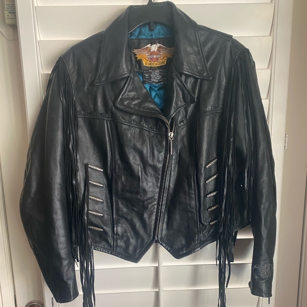 Vintage Women’s Leather Harley Davidson Jacket​​​​​​​​​